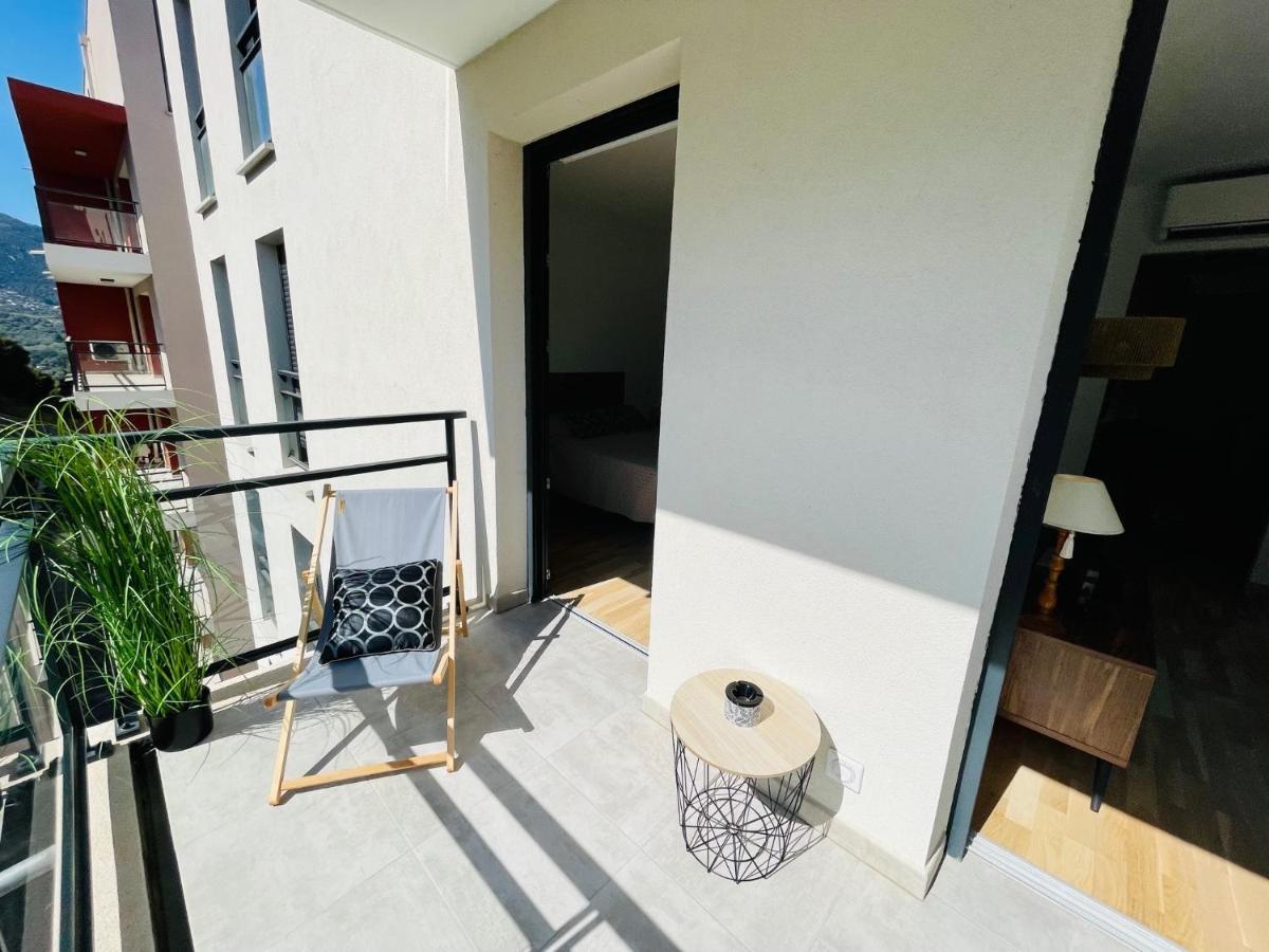 Ajaccio T2 Grand Standing Neuf - Centre Ville Et Plages - 4 Personnes - Parking Prive ภายนอก รูปภาพ